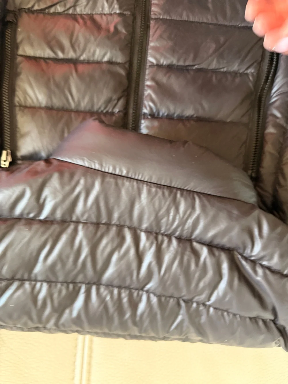 ARMANI EXCHANGE LIGHTWEIGHT QUILTED NYLON DOWN BLACK JACKET IN SMALL - Picture 15 of 15